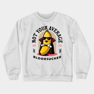 Funny Count Dracula Banana Crewneck Sweatshirt